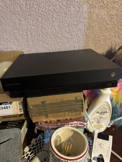 Xbox One Project Scorpio With Two Controllers And Games