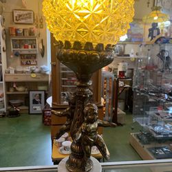 8x23 beautiful hall, parlour lamp.  Great shape. 95.00.  Johanna at Antiques and More. Located at 316b Main Street Buda. Antiques vintage retro furnit