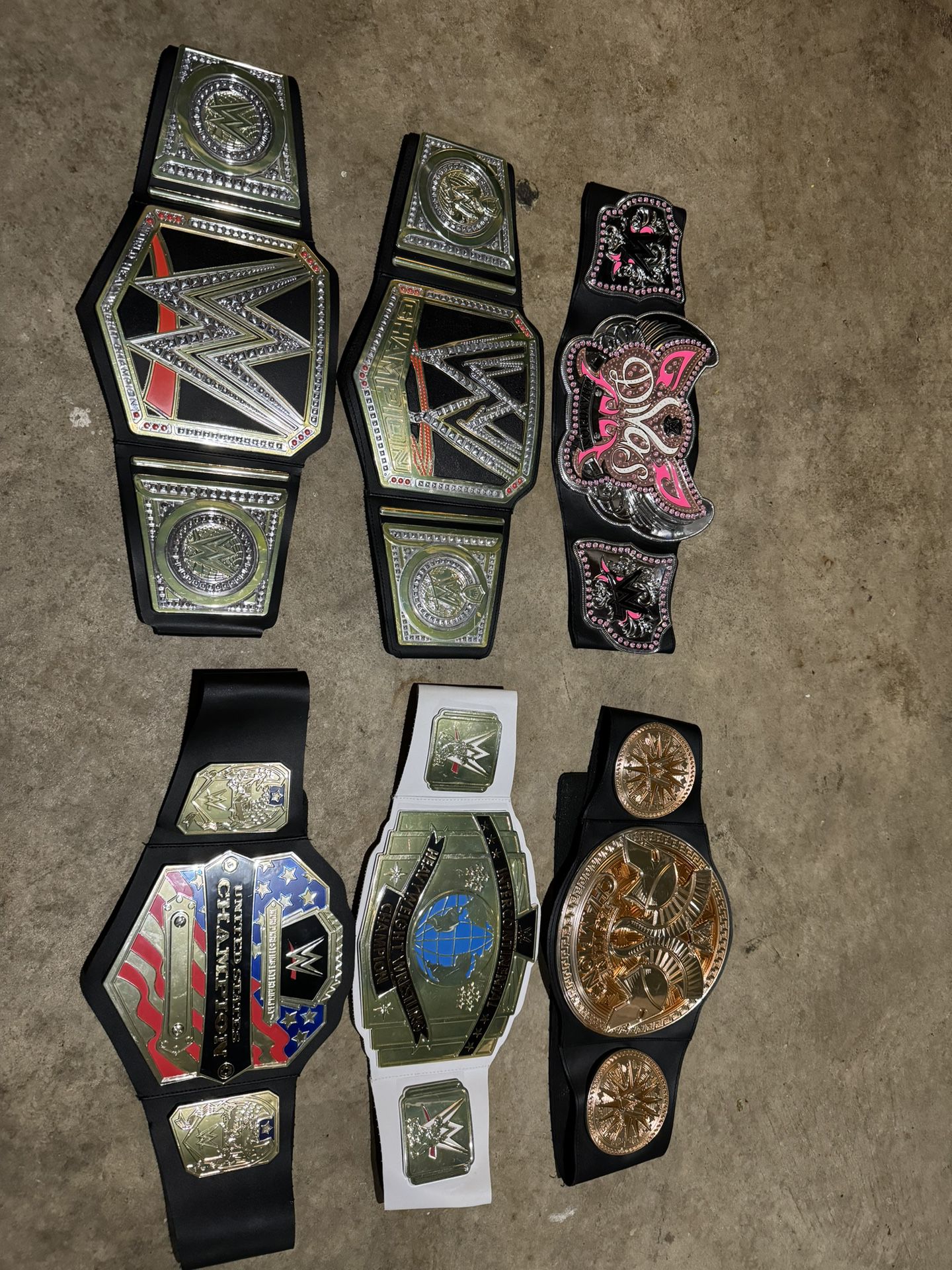 WWE belts 