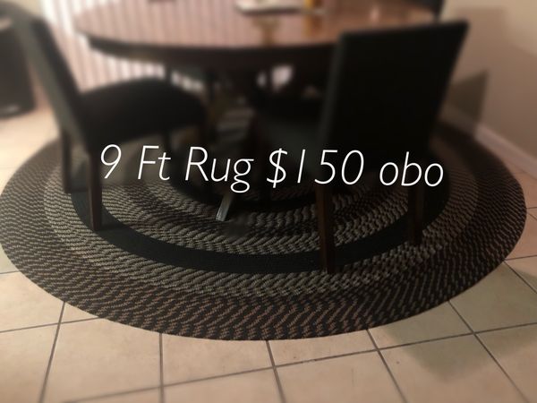 9ft Round Rug About 8 Mos Old For Sale In Stockton Ca Offerup