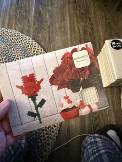 BRIXIES Postcard Flower building set