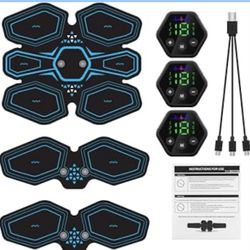 Muscle Stimulator for Arms, Abdomen, Thighs and Buttocks, Body Control System 4M, (Navy Blue)