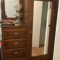 Antique Chest Armoire Furniture 