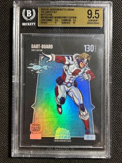 2026 Bo Jackson Battle Arena Dart Board BATTLEFOIL BF-190 Jaxson Dart RC BGS 9.5