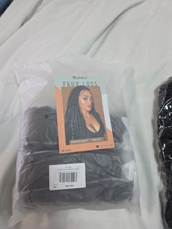 Bablor FAUX LOCS- 36 INCH- PACK OF 6-  COLOR CODE #1B