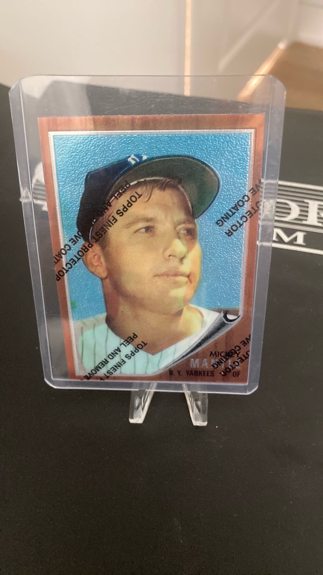 Mickey Mantle Baseball Card - Reprint Refractor 