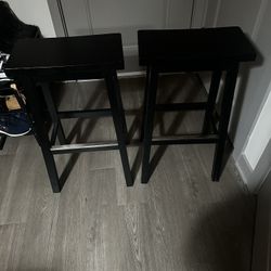 29” Black stools