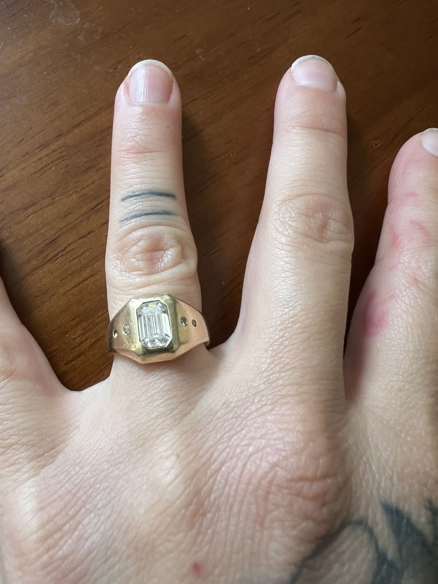 14k Gold 1.14ct Diamond engagement ring