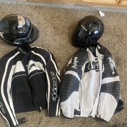 Tow Motocycle Jackets And Halments Set M/L