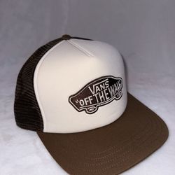 Brown/white Vans SnapBack