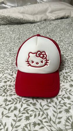 hello kitty trucker hat