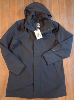 $ 158 Timberland Parka Women's size Medium Brand New Tags Black Hood