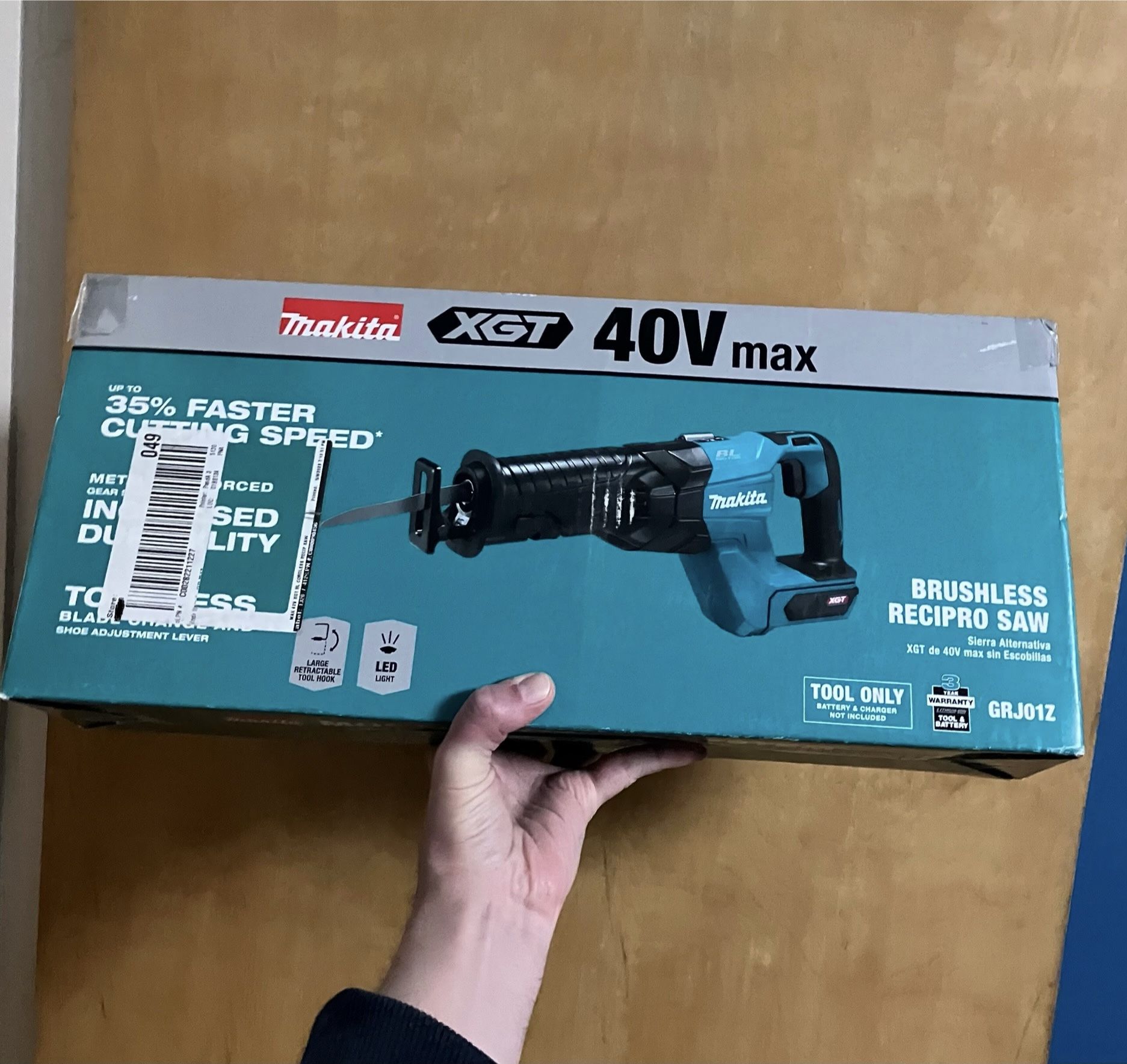 NEW Makita GRJ01Z 40V Max XGT Brushless Cordless Recipro Saw (Tool Only) Reciprocating sawzall