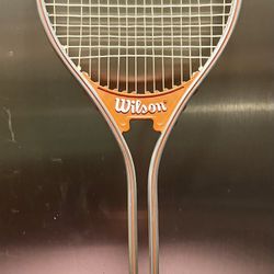 Vintage 1970's Wilson Tennis Racket Jimmy Conners Rally L 4 1/2"