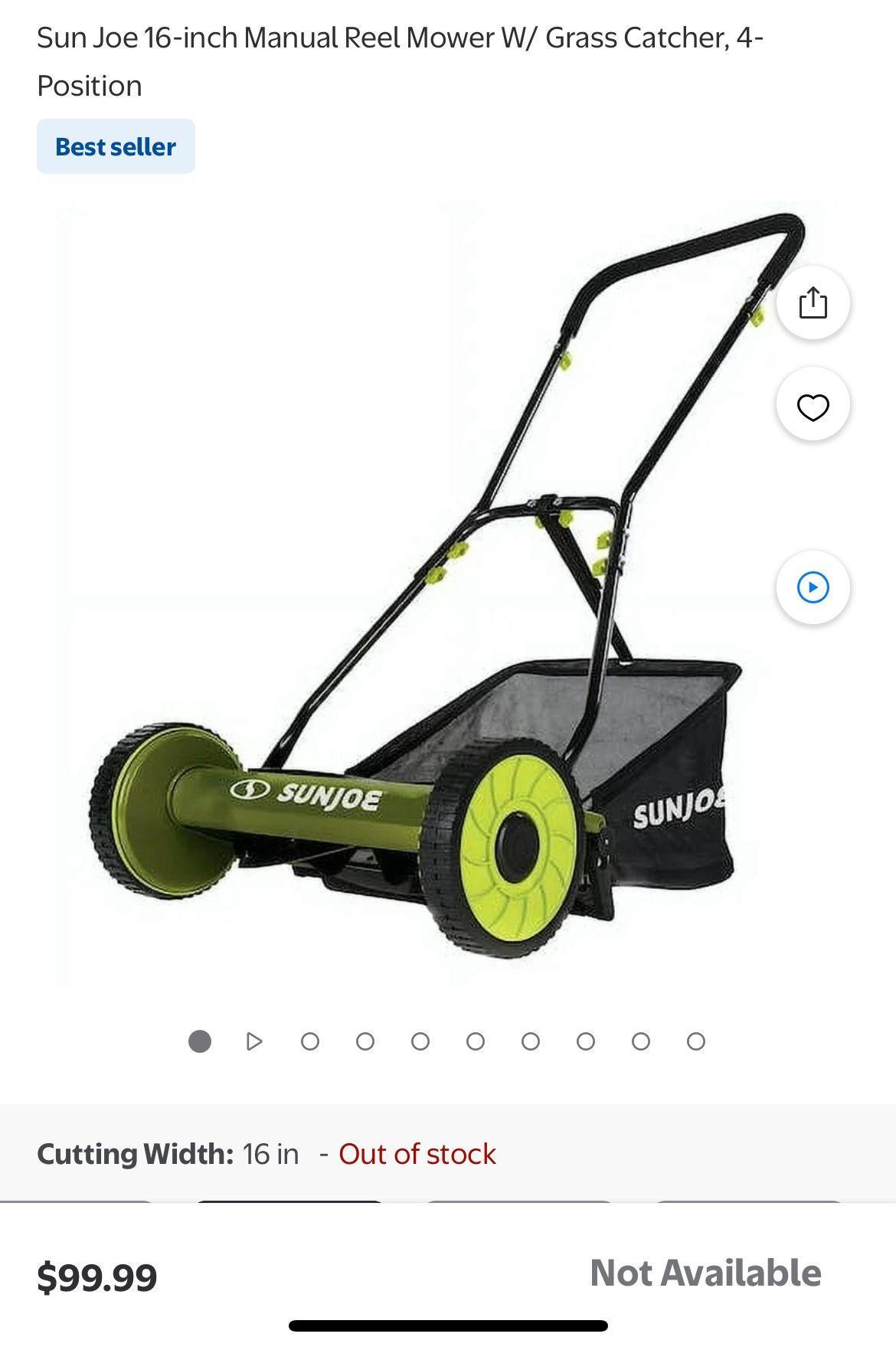 Manual Reel Mower