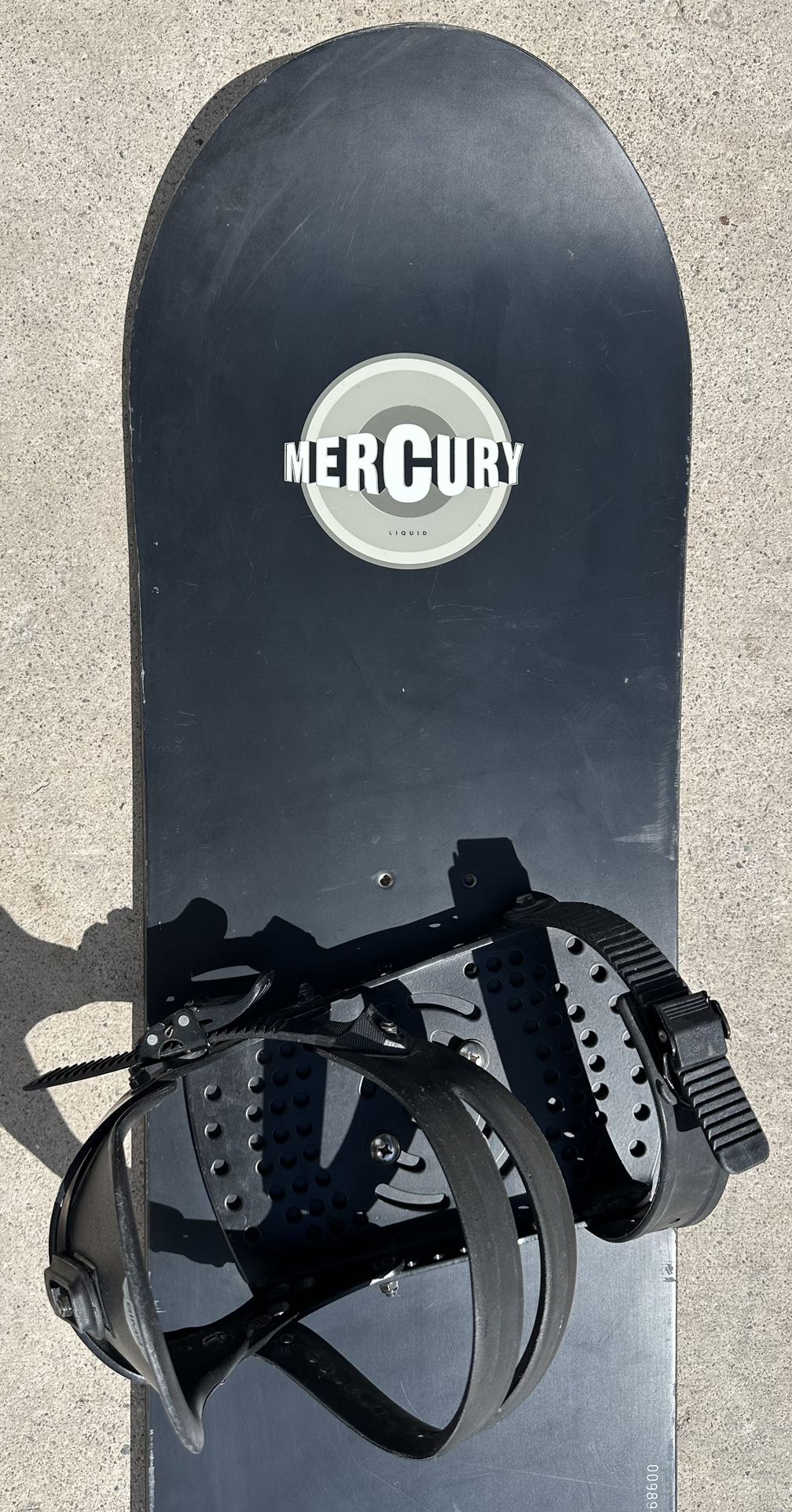 Mercury Liquid M46 Snowboard Deck  w/Sims Bindings 142cm - Vintage 1990’s