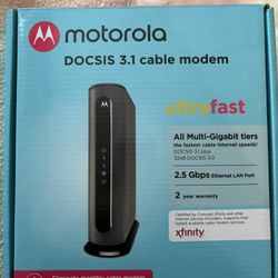 DOCSIS 3.1 Cable Modems (Motorola)