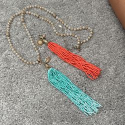 Necklace Beaded Tassels