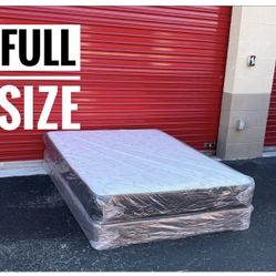 Full Size Mattress Set – Medium Comfort – Available Today 🚚