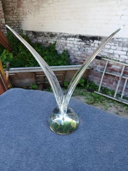 Eliot Murano Glass Bird Wings 11 High 9 Wide