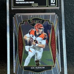 2020 Select 🔥 Joe Burrow 🔥 Premier Level Rookie GMA 10 💎 Mint - Cincinnati Bengals 