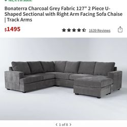 Living Spaces Sectional 
