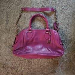 Fuschia Leather Audrey Brooke Purse