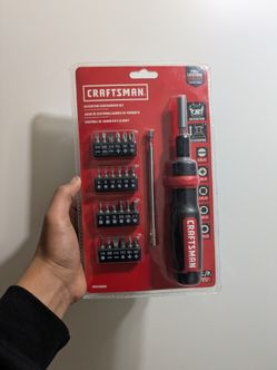 CRAFTSMAN 26-piece 6-inch Multi-bit Ratcheting Screwdriver Set brand new in the box ☑️