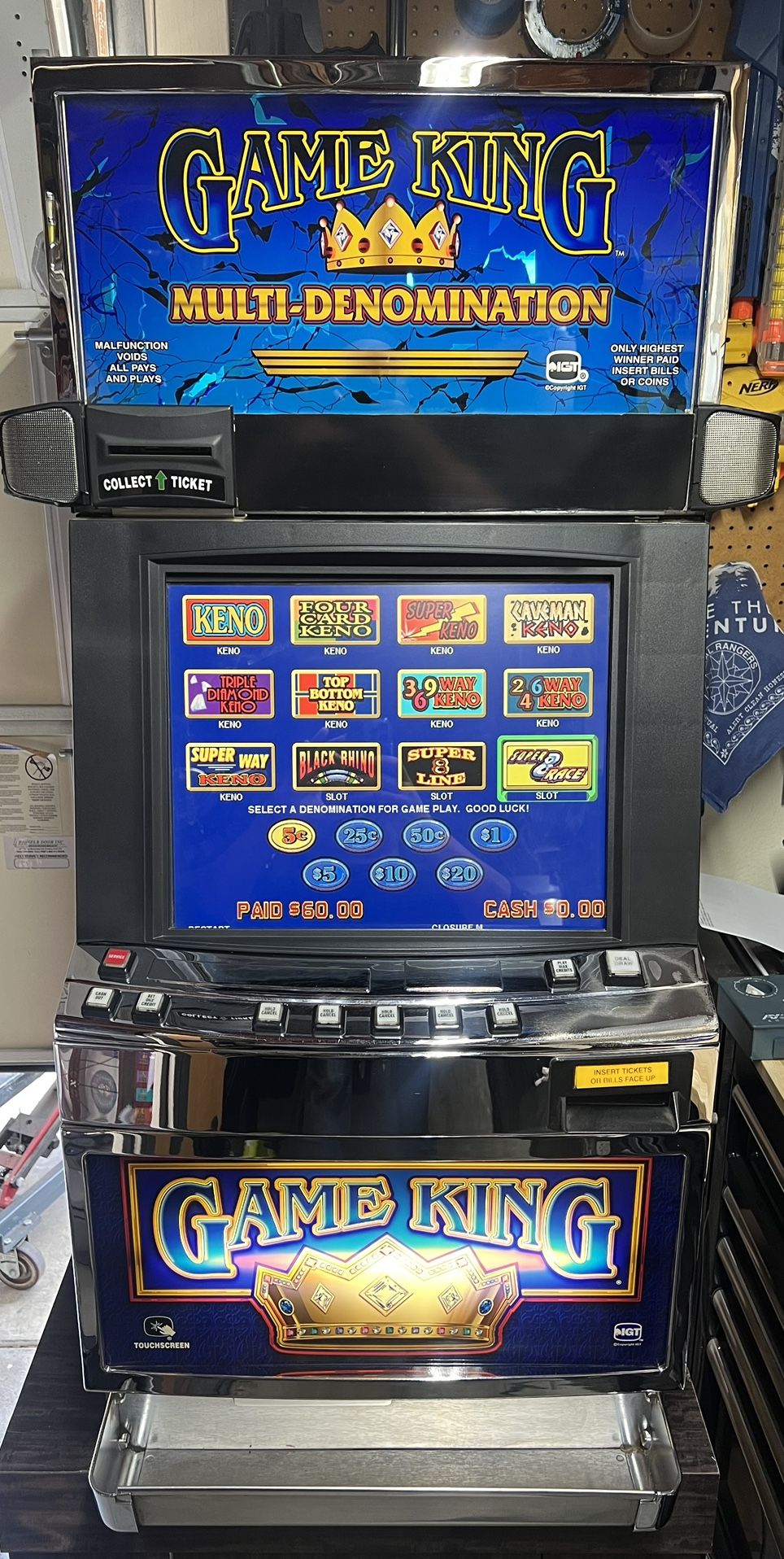 Game King Multi Game Slot Machine