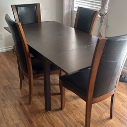 Dining table and chairs 