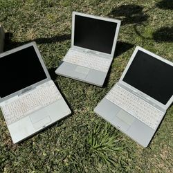 LOT OF 3 apple ibook g3 laptops PARTS OR REPAIR