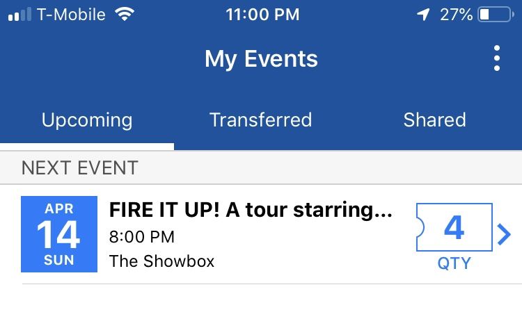 Concert tickets to Earl Sweatshirt for April 14th