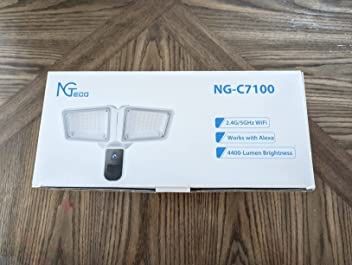 New NGTeco Outdoor Security Floodlight Camera 4400LM