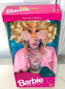 Vintage 1992 Party Perfect Barbie Doll Special Edition Mattel- NIB / NRFB