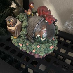 Disney Fox And The Hound Snow Globe