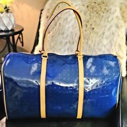 Arcadia Getaway Patent Leather Large Holdall Bag
