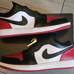 Jordan 1 Low Bred Toe 