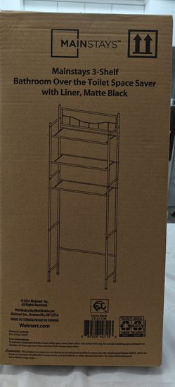 Mainstays 3-Shelf Over the Toilet Space Saver NIB