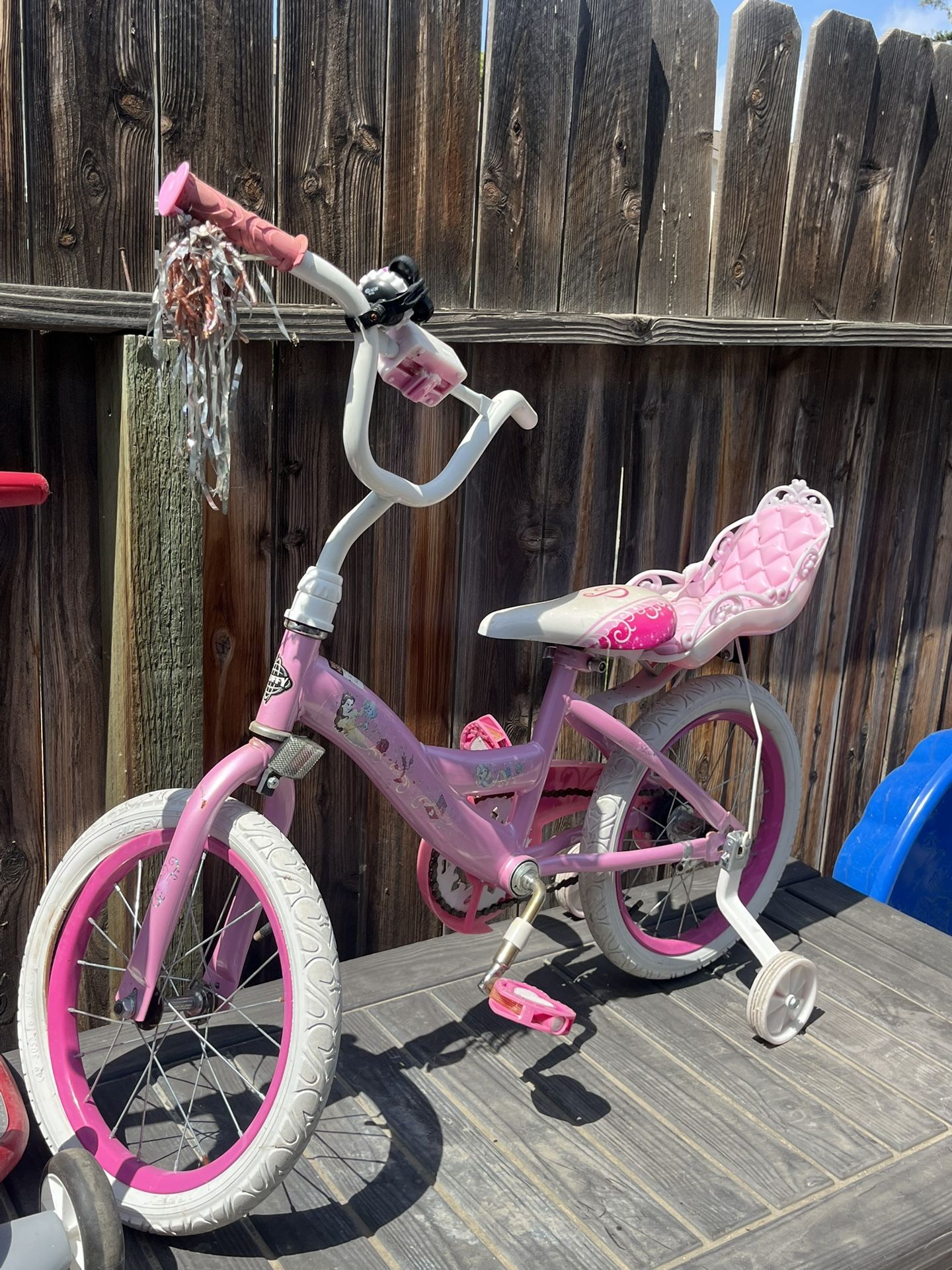 Girls Bike With Training Wheels
