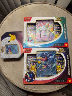 30th Celebration ex boxes and tin