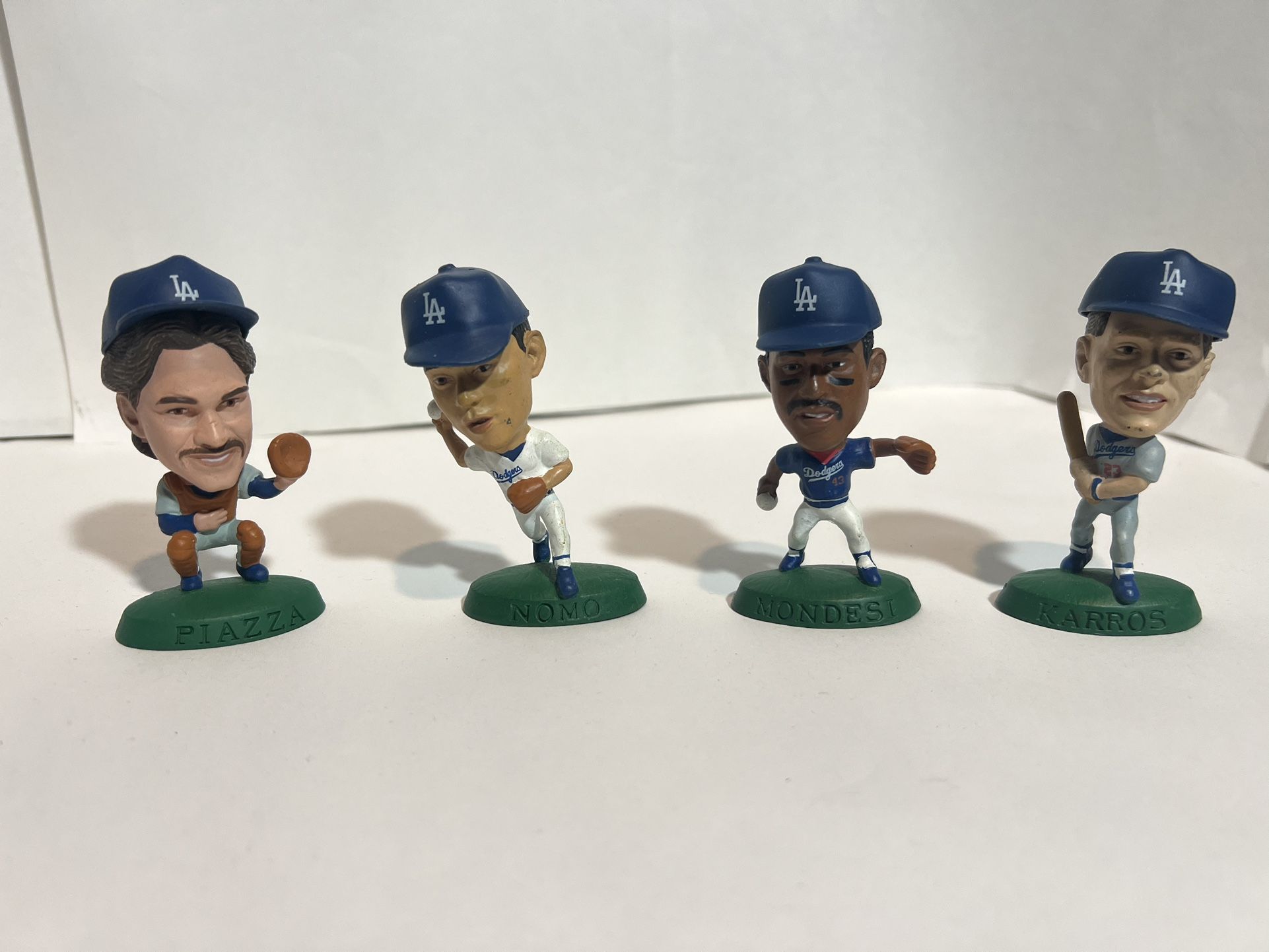Los Angele Dodgers MLB MIKE PIAZZA, Hideo Nomo, MONDEST, KARROS HARD Plastic 3''