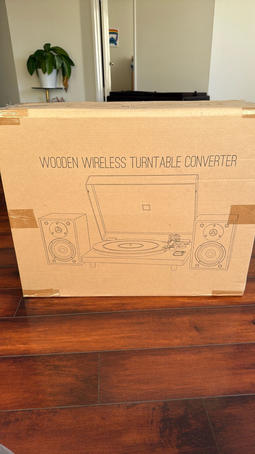 Record Player With Speakers