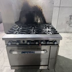FREE Imperial 6-Burner Commercial Range with Oven