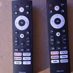 2 Hisense Remotes