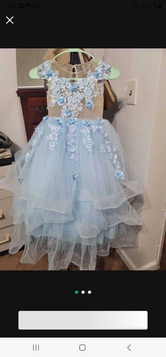 Beautiful flower Girl Party Dress 