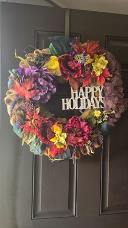 Wreath 23" unique beautiful fall season!Great  gift!