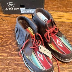 Ariat Women’s Fringe Saddle Blanket Cruiser Boots