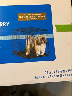 Dog cage nueva pido $35 es para un perrito mediano en la caja se encuentra las medidas