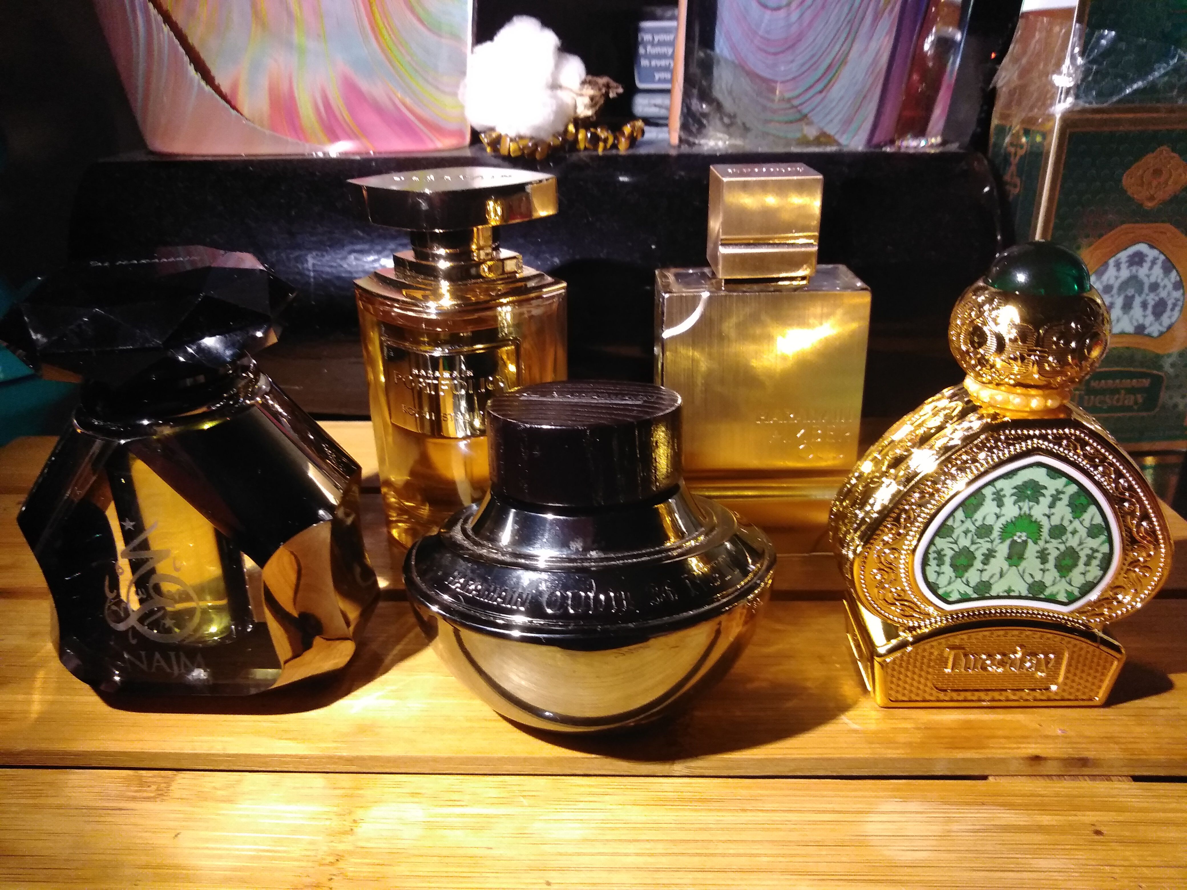 AL HARAMAIN COLLECTION OF VERY RARE IMPORTED COLOGNE AND OIL FROM DUBAI.