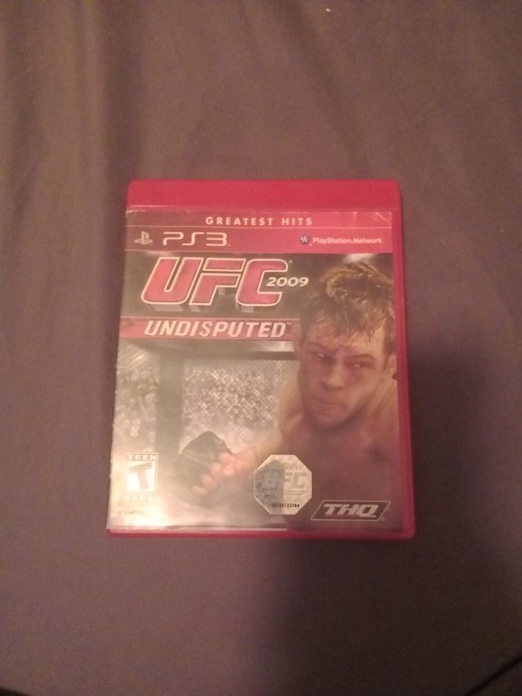 PS3 UFC 2009 Undisputed 